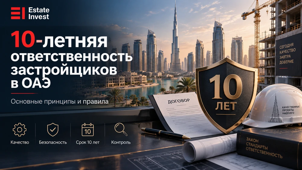Десятилетняя ответственность для застройщиков в ОАЭ: какие основные пр...